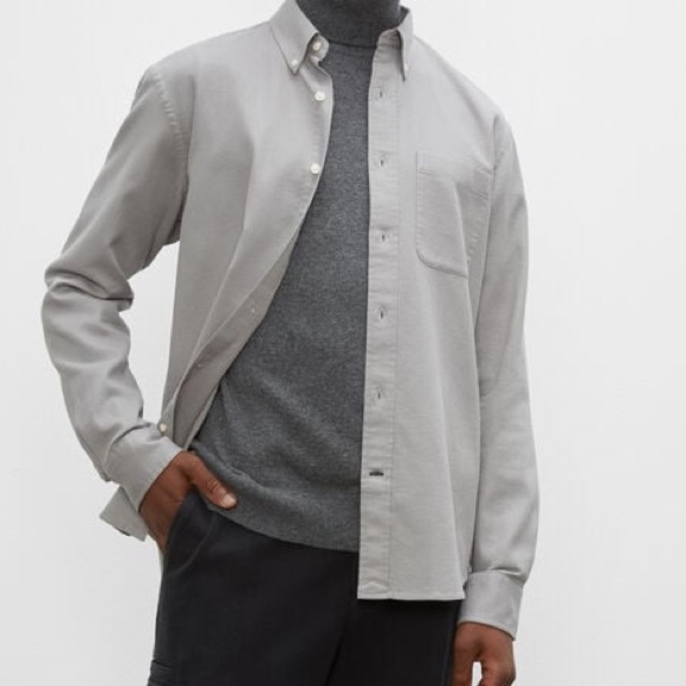 Designer Shirt CLUB MONACO Textured Long Sleeve